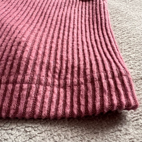 Anthropologie Dolan Left Coast Collection Ribbed Knit Cardigan Sweater Rose Pink - Picture 7 of 11